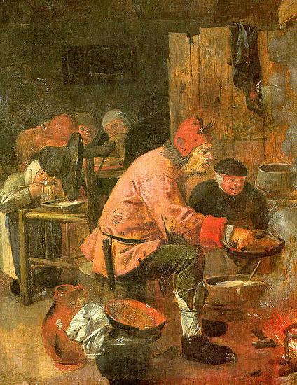 Adriaen Brouwer The Pancake Baker Norge oil painting art